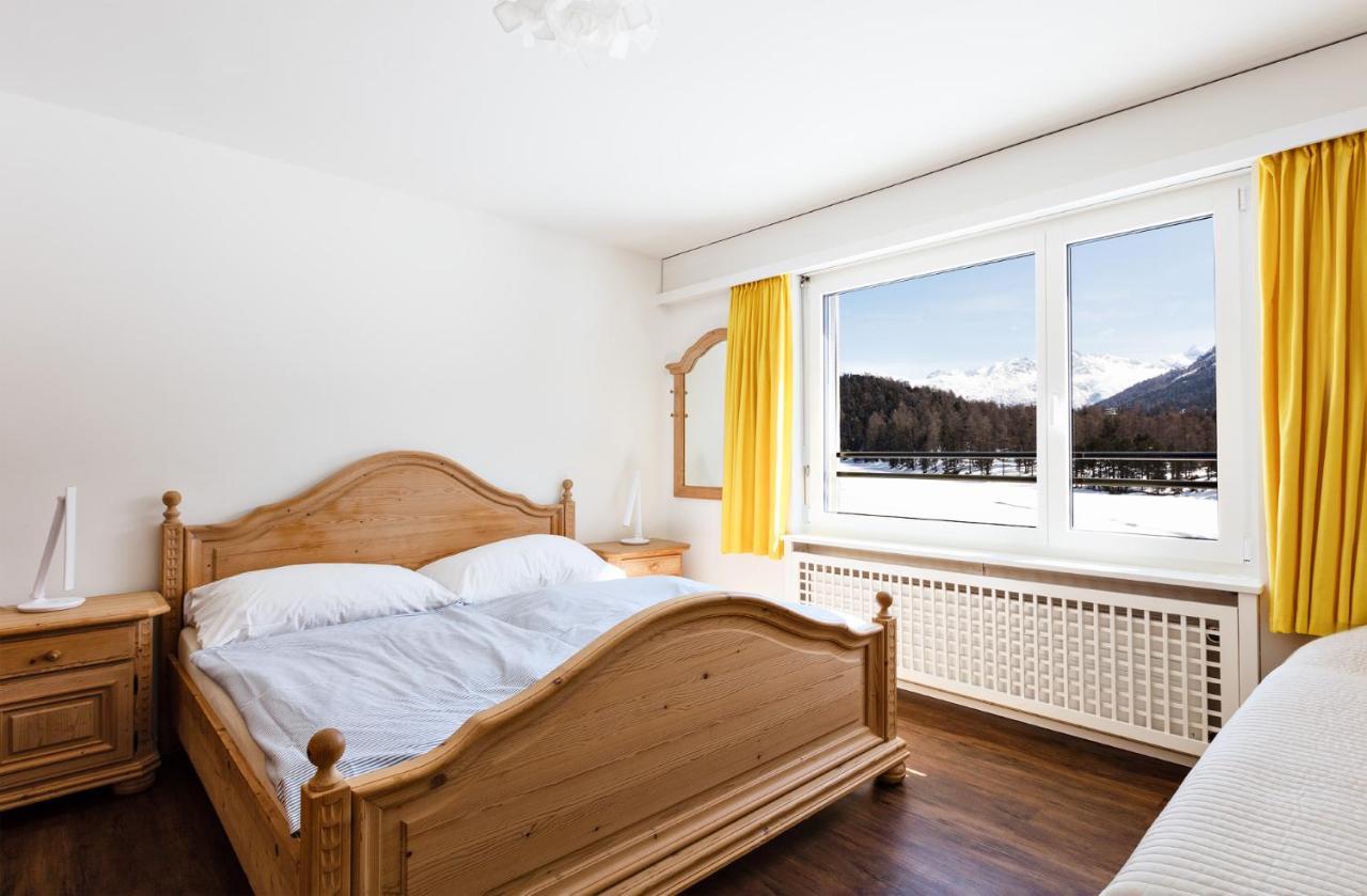 Spacious Apartment With Fantastic Alpine Panorama St. Moritz Luaran gambar